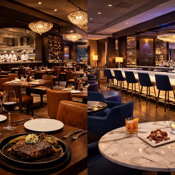 Architectural render of Fine Dining